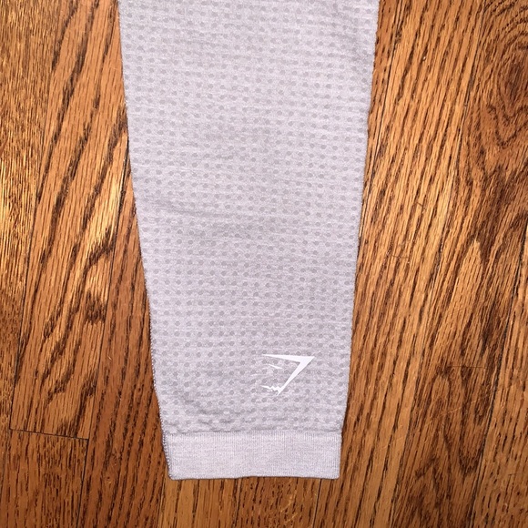 NEW Gymshark Vital Seamless Legging Light Grey Marl - Picture 6 of 6